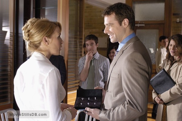 Film still: Ted and Generosa face off during divorce proceedings — Million Dollar Murder (2005)